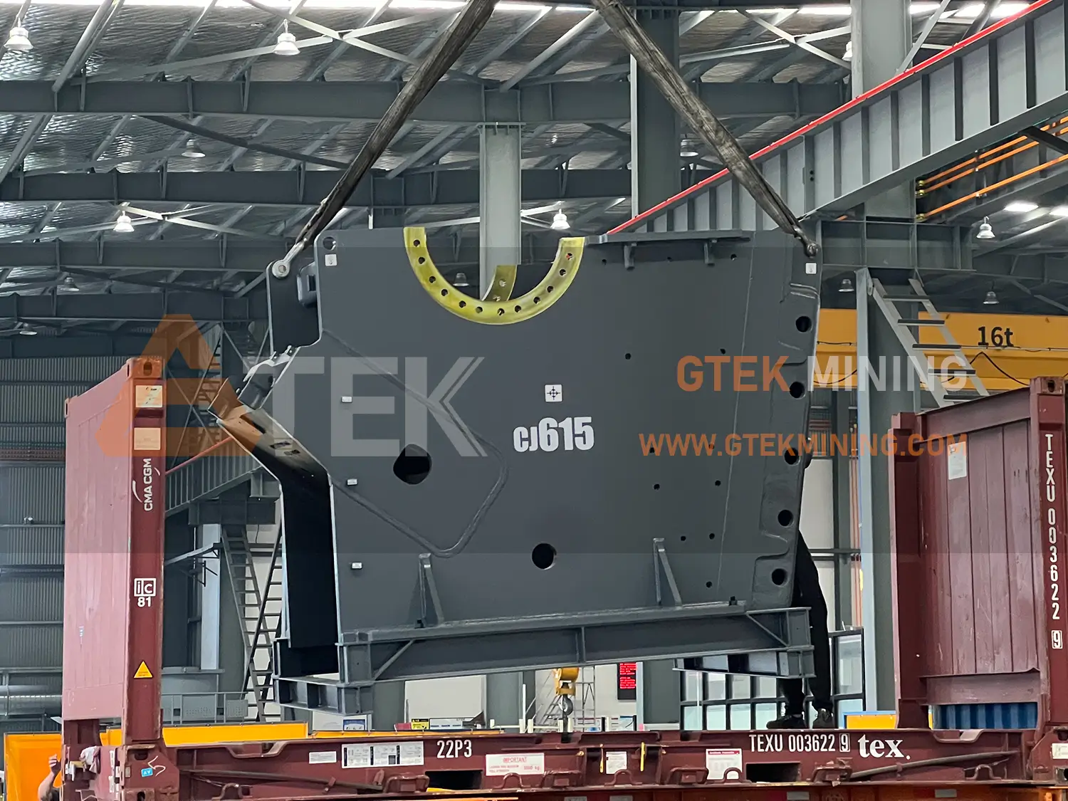 MAINFRAME-ASSY-LOADING-ON-FLATRACK-CONTAINER